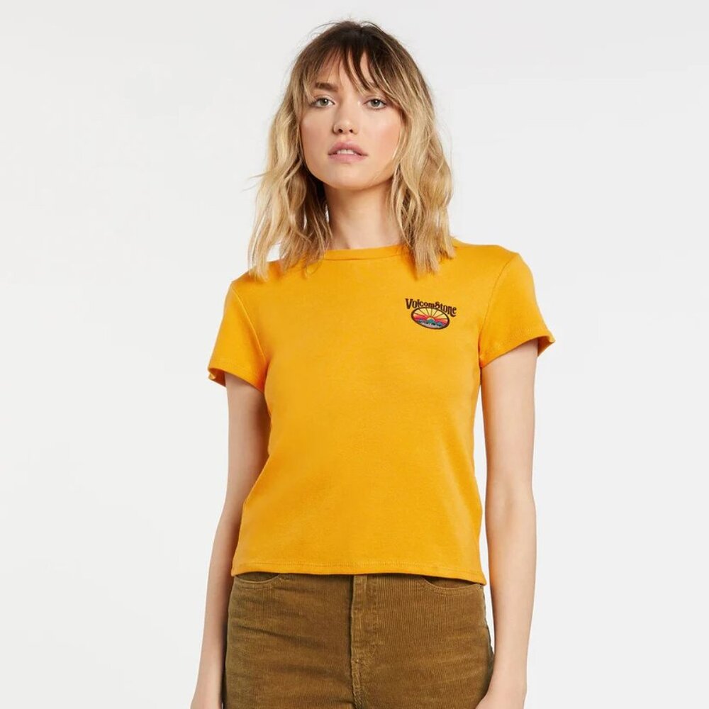 Volcom Have A Clue Tee - Golden Haze